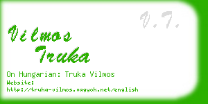 vilmos truka business card